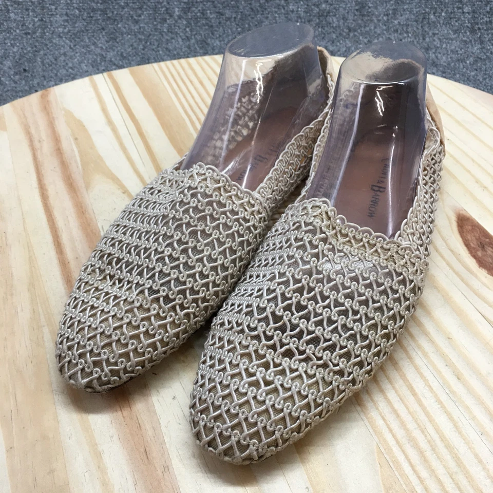 Croft & Barrow Zapatos Mujer 11 M Mocasines Planos Beige Sin Cordones Cómodos Bajos Foto 3 de 4