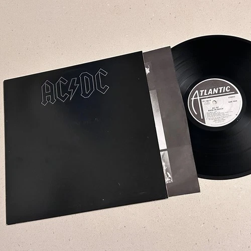 (VG+) AC/DC "Back In Black" 1980 1st US Vinyl LP MASTERDISK (RL) Robert Ludwig