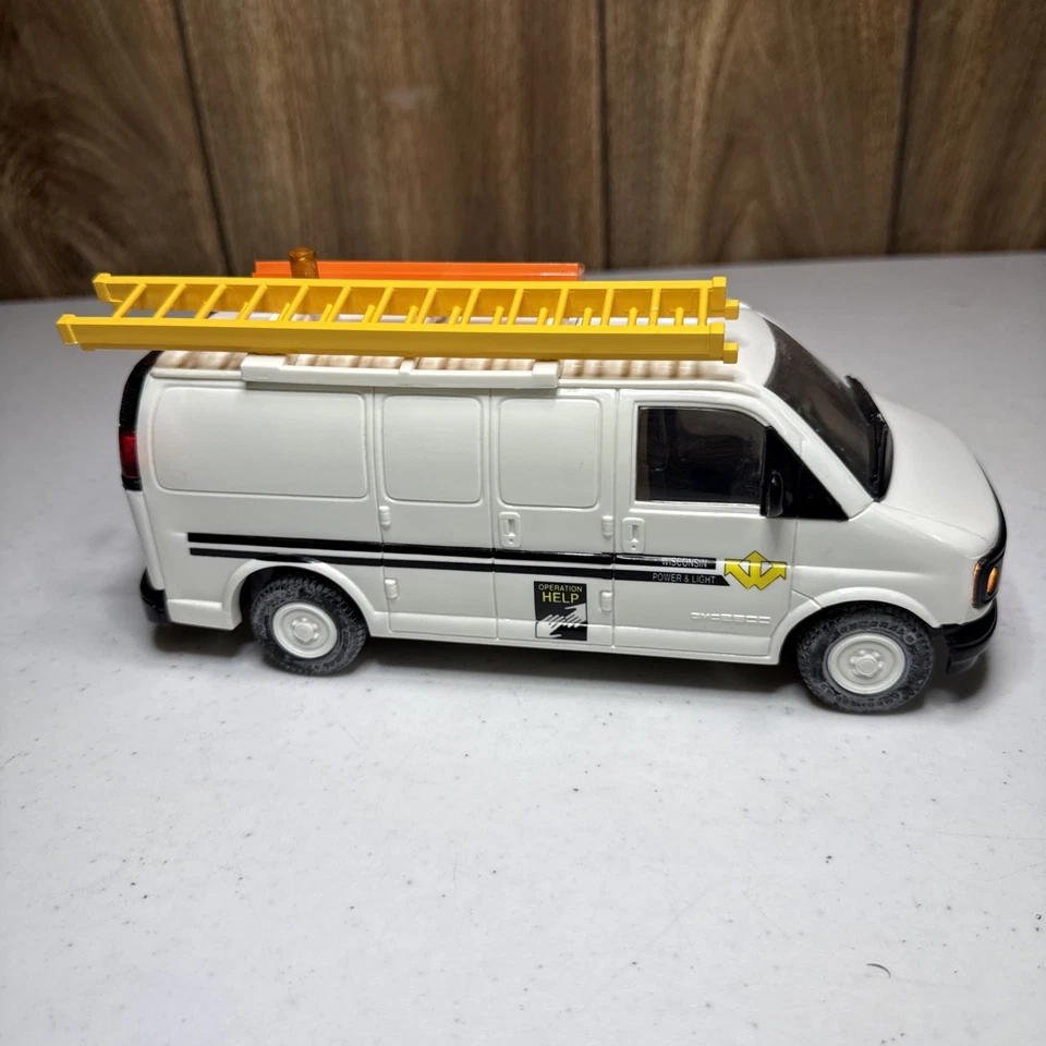 Banco de monedas GMC Savana 1997 DG Productions Wisconsin Power & Light Service Van Foto 4 de 4