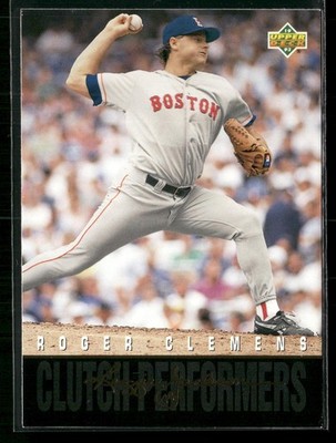 Roger Clemens 1993 Upper Deck #R7 Reggie Jackson's Clutch Performers Red Sox