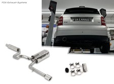  Sportauspuff-Komplettanlage ab Kat Audi A2 1.6 FSI 1x90mm doppelw schräg