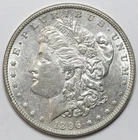 1896 $1 Morgan Silver Dollar - RAW - Lightly Circulated - Great Details