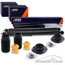 ATEC 2x GAS STOSSDÄMPFER VORNE+DOMLAGER+PROTECTION-KIT FÜR OPEL ASTRA F+CARAVAN