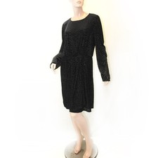 Express Y2K goth whimsigoth burned animal print velvet black lined dress XL