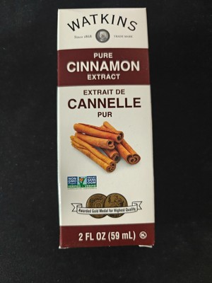 Watkins Pure Cinnamon Extract Non-Gmo Kosher 2 Oz. Bottle 1-Pack