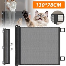 Treppenschutzrollo Absperrgitter Ausziehbar Treppe 0-130cm Türschutzgitter Baby