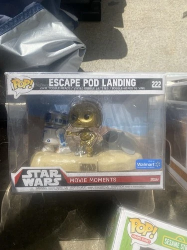 Funko Star Wars Pop! Moments Escape Pod Landing Walmart Exclusive #222 R2-D2 C-…