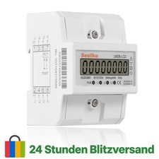 LCD Drehstromz&auml;hler Stromz&auml;hler 3 Phasen 4 Draht 100A Geeicht F&uuml;r Din Hutschiene