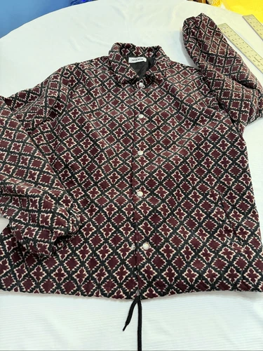 F*cking Awesome Embroidered Eyes Coaches Jacket Size XL See Measurements image 5