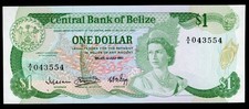 Belize Central Bank P46a  1.7.1983   1 Dollar Unc.