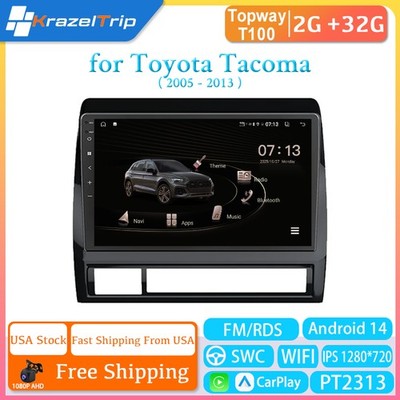 Android CarPlay Car Radio for Toyota Tacoma 2005-2013 Bluetooth 5 DVD Player