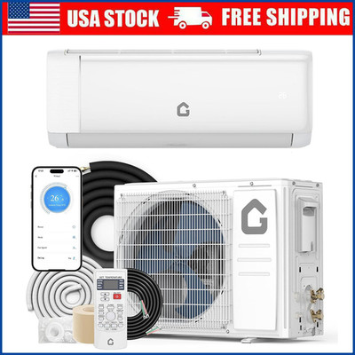 12000 BTU 21 SEER2 Ductless Mini Split Air Conditioner & Heat Pump Inverter AC
