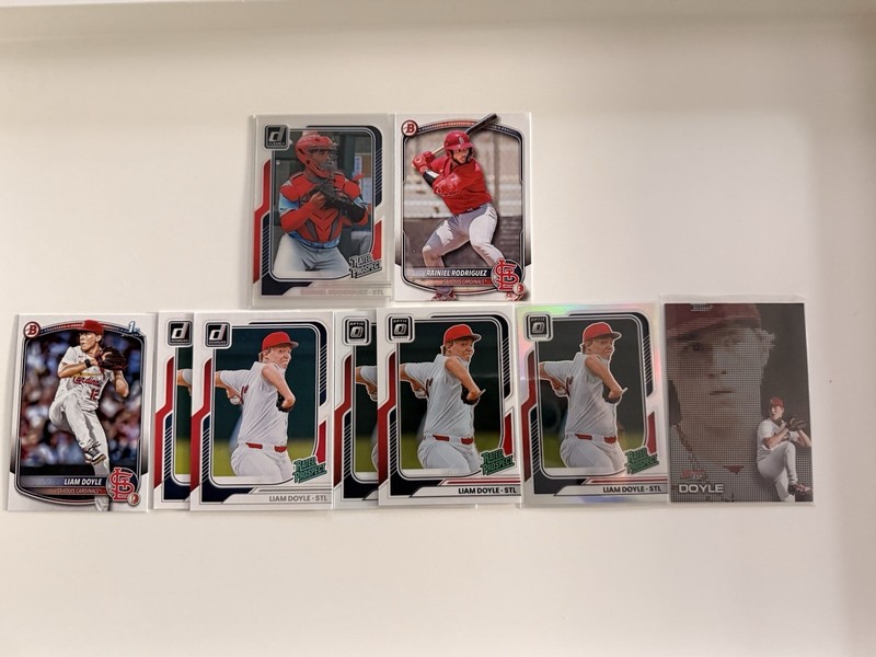 St Louis Cardinals 2026 PROSPECT LO 🔥🔥🔥 9 Cards DOYLE/RAINIEL inc