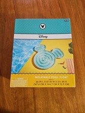Disney Swimways Mickey Mouse Shaped Inflatable Pool Float Raft Boat NEW 