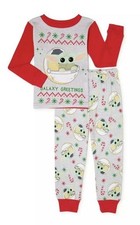 Star Wars Baby Yoda Christmas Pajamas sleepwear Pj's Mandalorian 5T Disney