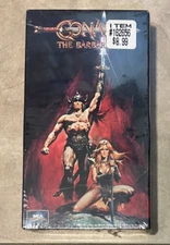 Conan the Barbarian Arnold Schwarzenegger VHS Video Tape NEW Factory Sealed