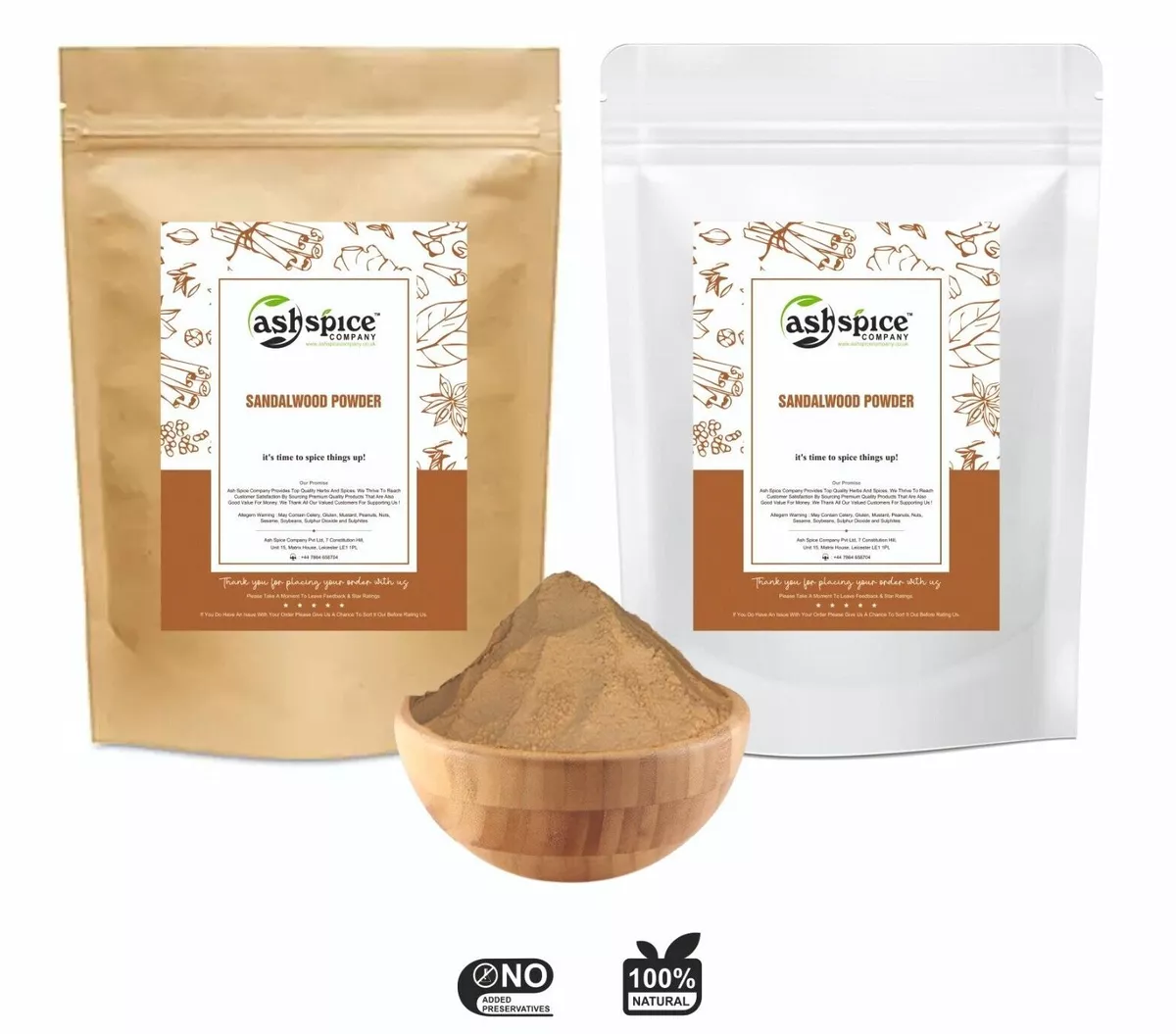 Pure Sandalwood Powder Chandan Powder Premium Quality Free UK P P