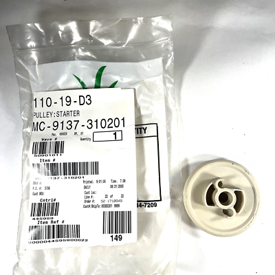 #ad #ad New McCulloch MC 9137 310201 OEM Recoil Pulley NOS $16.88
