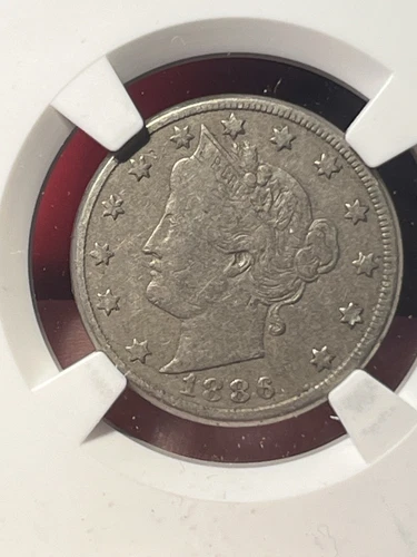 1886  Liberty Nickel VF Very Fine Details  NGC Certified