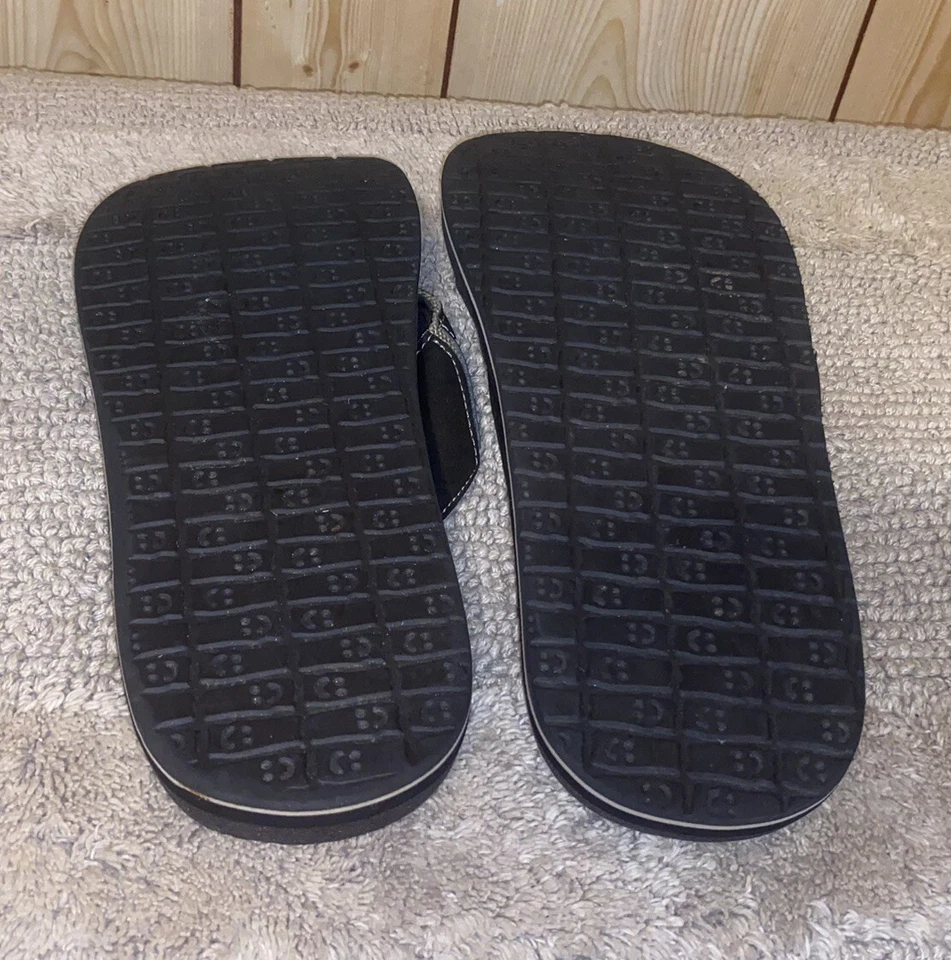 Sandalias Chanclas Sanuk Para Hombre Talla 10 Marrón Línea Falla Tanga Foto 4 de 4