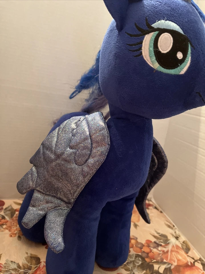 RETIRED BUILD A BEAR PRINCESS LUNA "SELENA" UNICORN MY LITTLE PONY PLUSH DOLL - Image 3 of 4