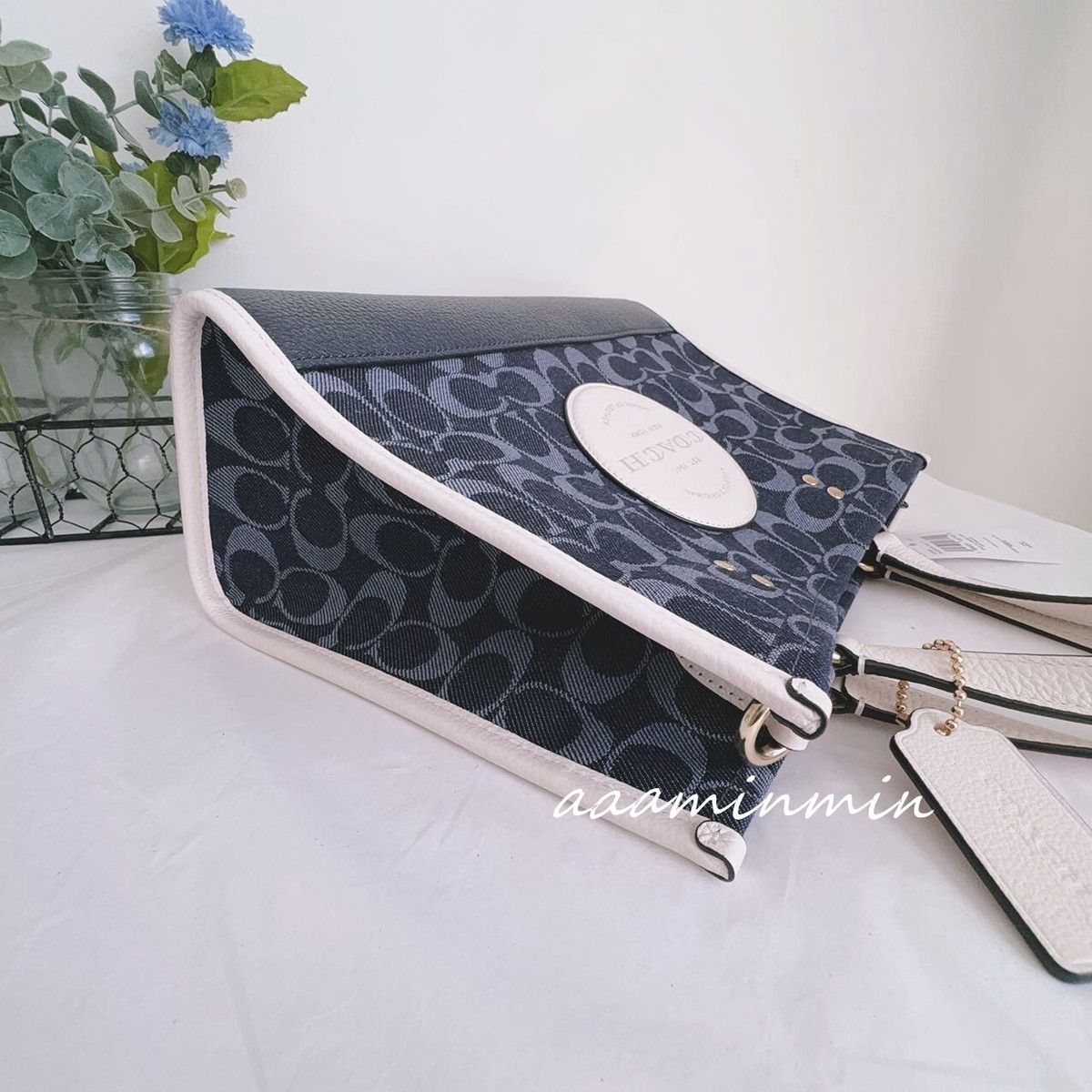 NWT COACH Dempsey Carryall Bag In Signature Jacquard With Coach