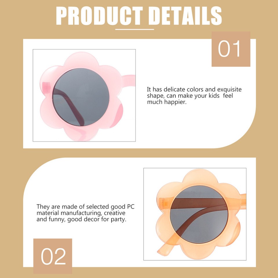 6 Pcs Kids Accessory Portable Toddler Sunglasses Summer Eyewear