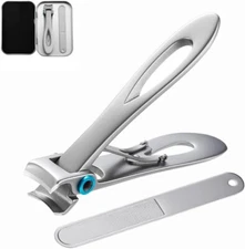 Toenail Clippers for Thick Nails for Seniors,Angled Head Large Toe Nail Clipper,