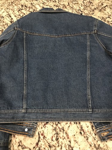 Women's Vintage 90's Bill Bass Light Blue Denim Button Up Jean Jacket Size Small - Picture 8 of 8