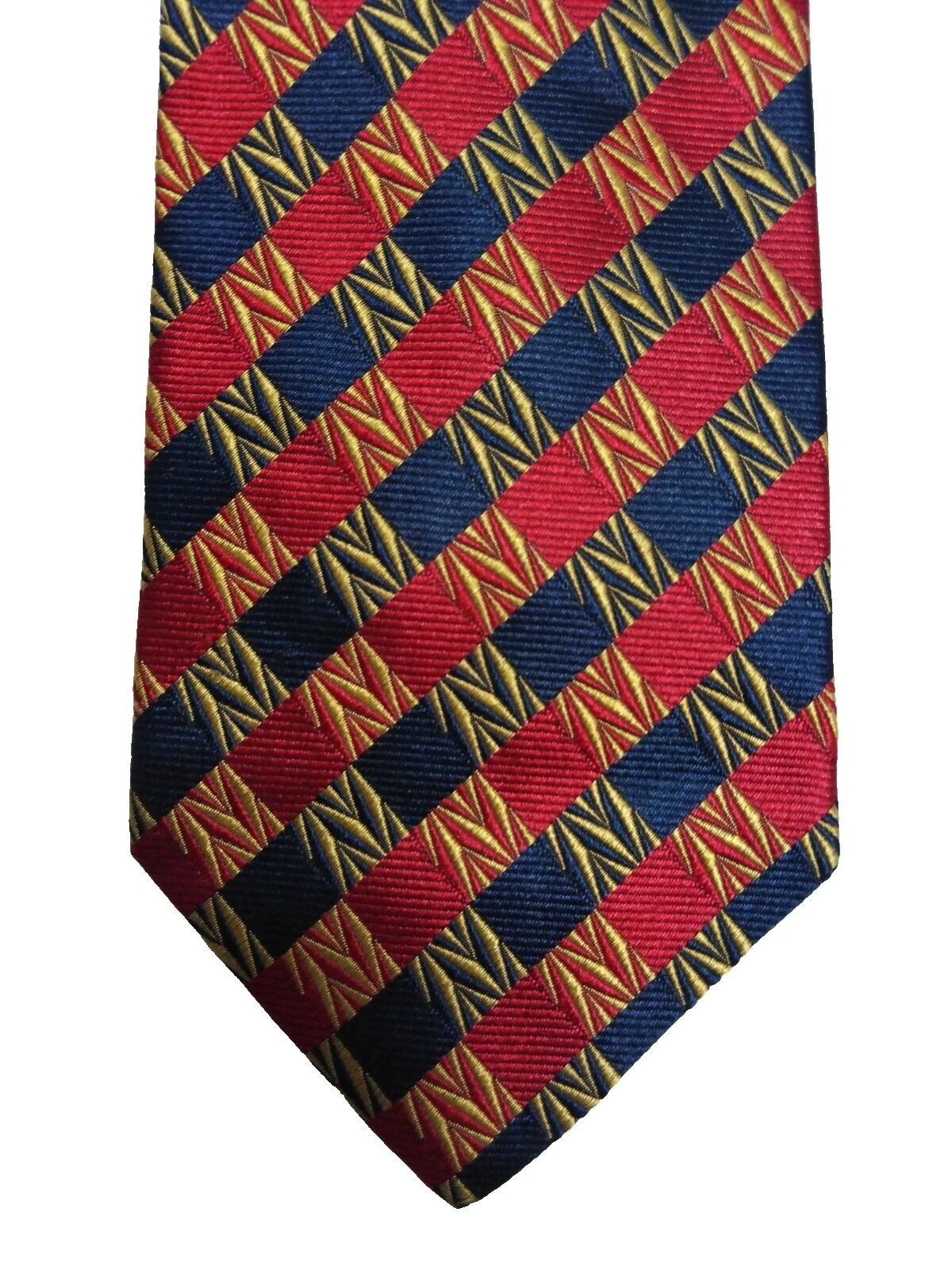 Longchamp男式条纹领带