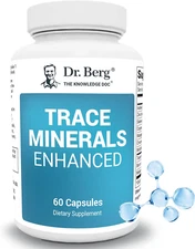Dr. Berg Trace Minerals Enhanced Complex - Complete with 70+ Minerals Includi...