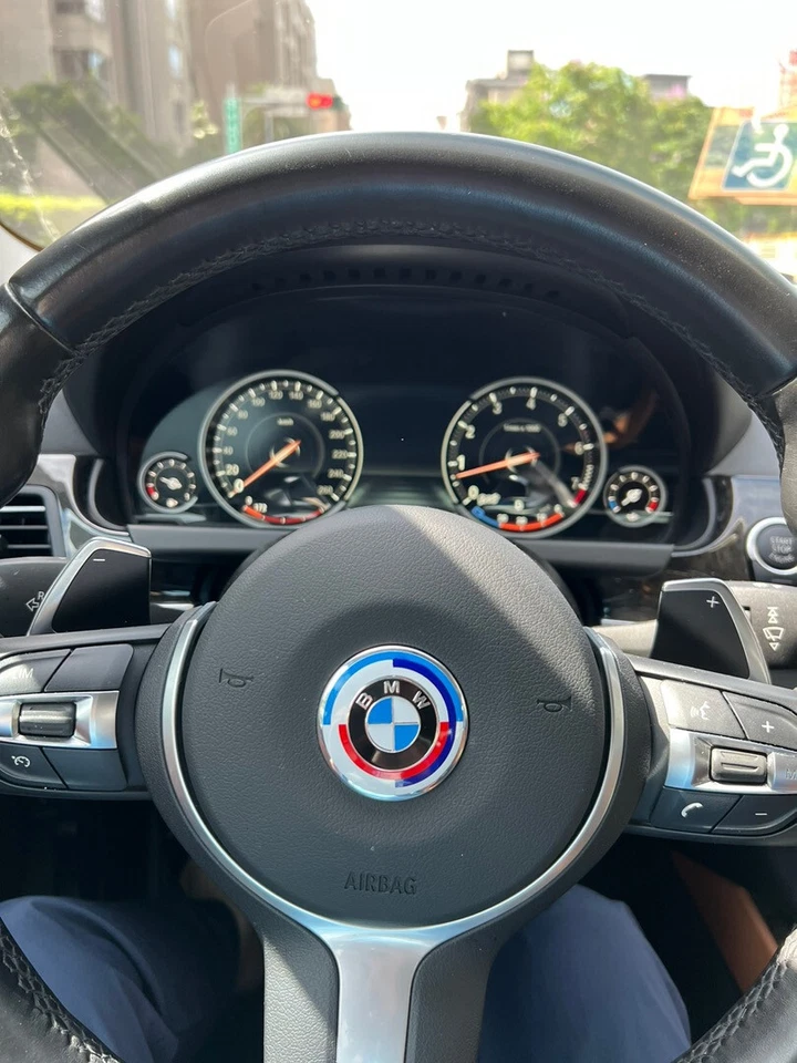 50th Anniversary M BMW Steering Wheel Emblem 46mm BMW 1 3 5 6 7 X5 8 36131181082 - Image 4 of 4