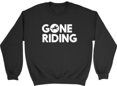 Gone Riding Horse Jungen Mädchen Kinder Pullover Sweatshirt