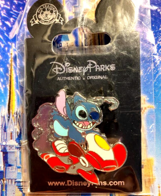 ☄️ Disney Lilo & Stitch Pin - Stitch Riding Space Ship Toy w/Blasters ...