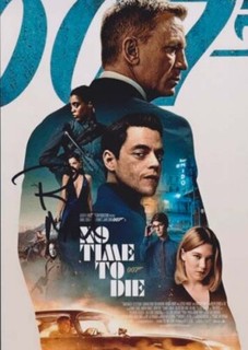 RAMI MALEK NEW 007 JAMES BOND FILM " NO TIME TO DIE " AUTOGRAPH AS SAFIN RARE!