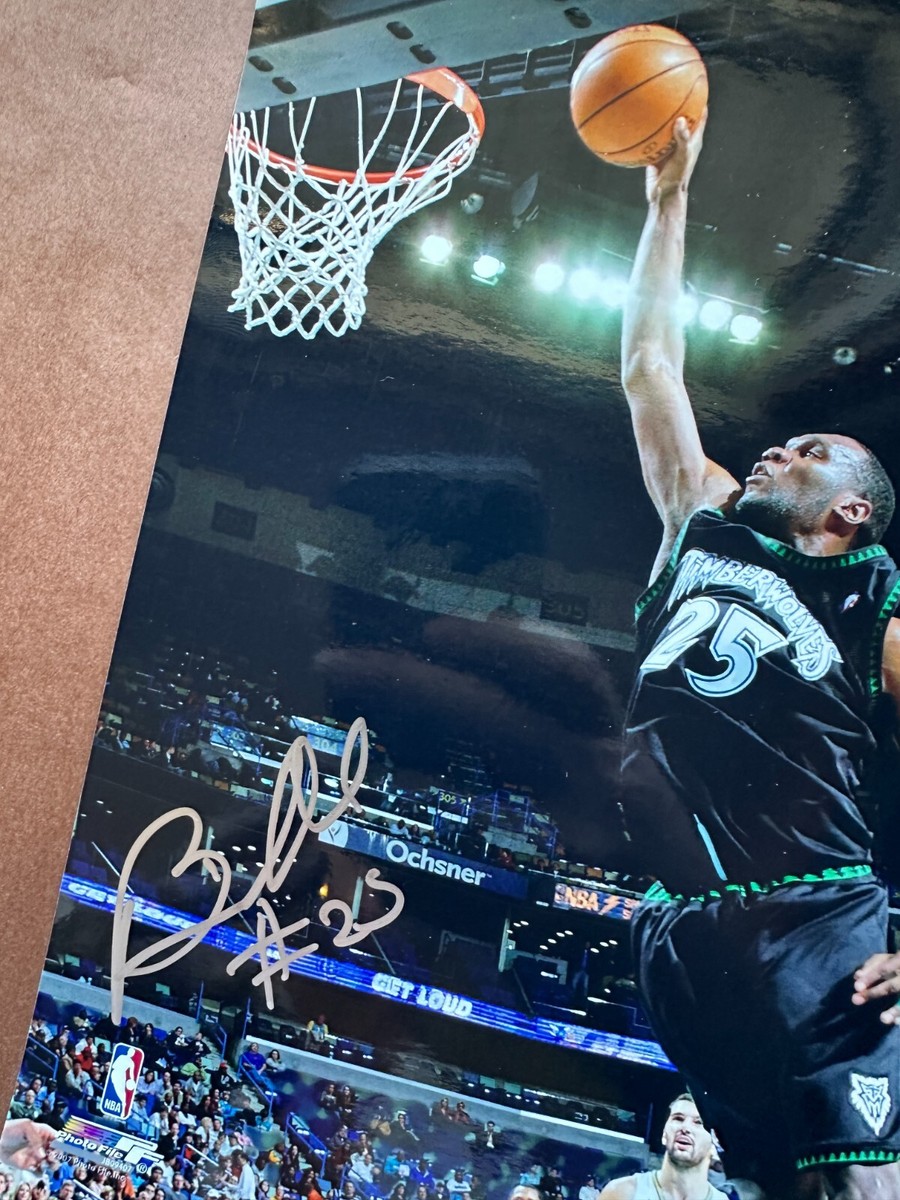 Al Jefferson #25 NBA Basketball Minnesota TIMBERWOLVES Signed Auto