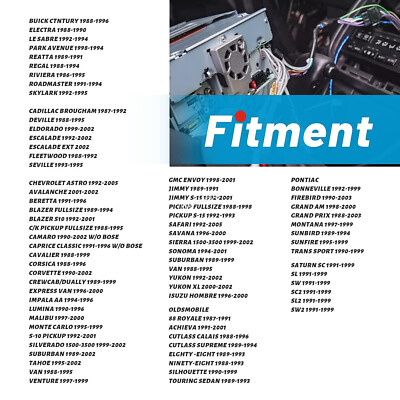 ℕ Aftermarket Car Radio Stereo Wire Harness For 1997-2000 Chevy