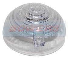 CLASSIC AUSTIN MINI LAND ROVER SIDE AND INDICATOR LAMP LIGHT CLEAR LENS SCREW ON