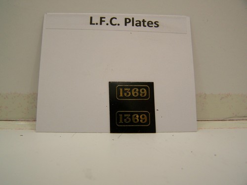 LFC GWR No 1369 Fahrerhaus Seitennummer | Zustand: New