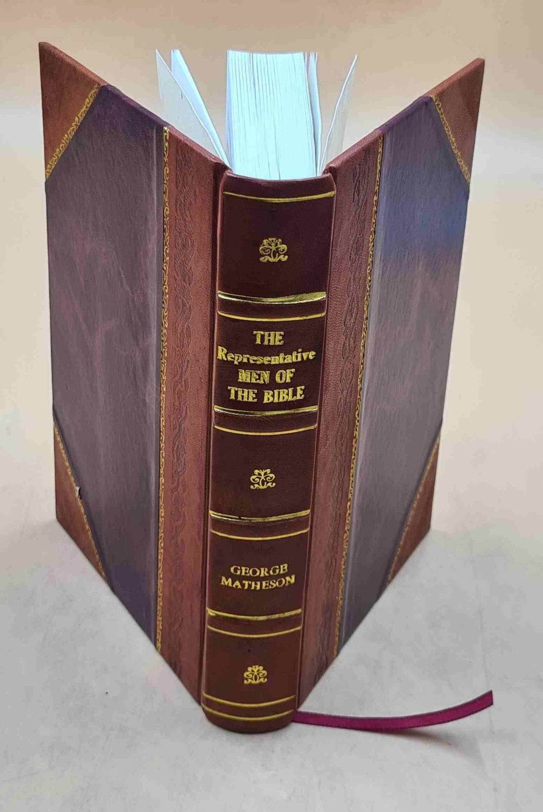 The Representative Men Of The Bible Volume 1 1902 [Leather Bound]