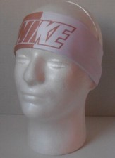 Nike Color Block Fury Headband Adult Unisex Rose Gold/White