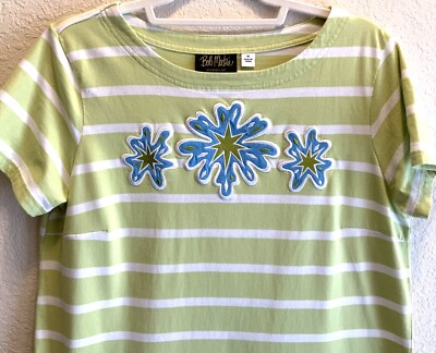 Bob Mackie Wearable Art. Striped T-shirt Dress, Size Medium, Lime Green | eBay Bob Mackie Wearable Art. Striped T-shirt Dress, Size Medium, Lime Green | eBay