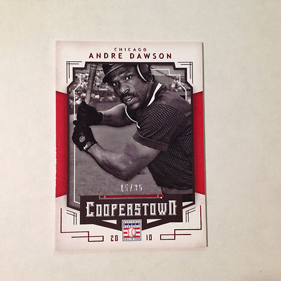 Andre Dawson #3 Cubs 15/35 Hergestellt Rot Parallel 2015 Panini Cooperstown Hof