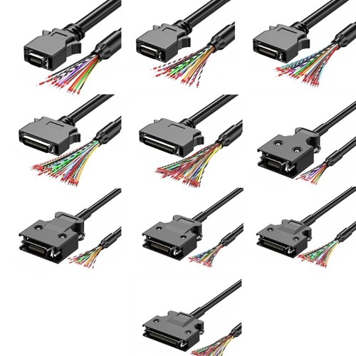 SCSI Data Cable with Terminal Push-up/Screw Lock, 28AWG Single Head CN14P-CN50P
