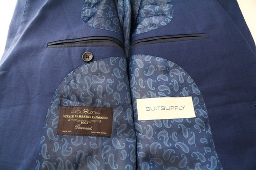 SUITSUPPLY La Spalla Men Suit UK42R Single-Breasted Blue Pure Wool 3 Piece - Picture 12 of 24