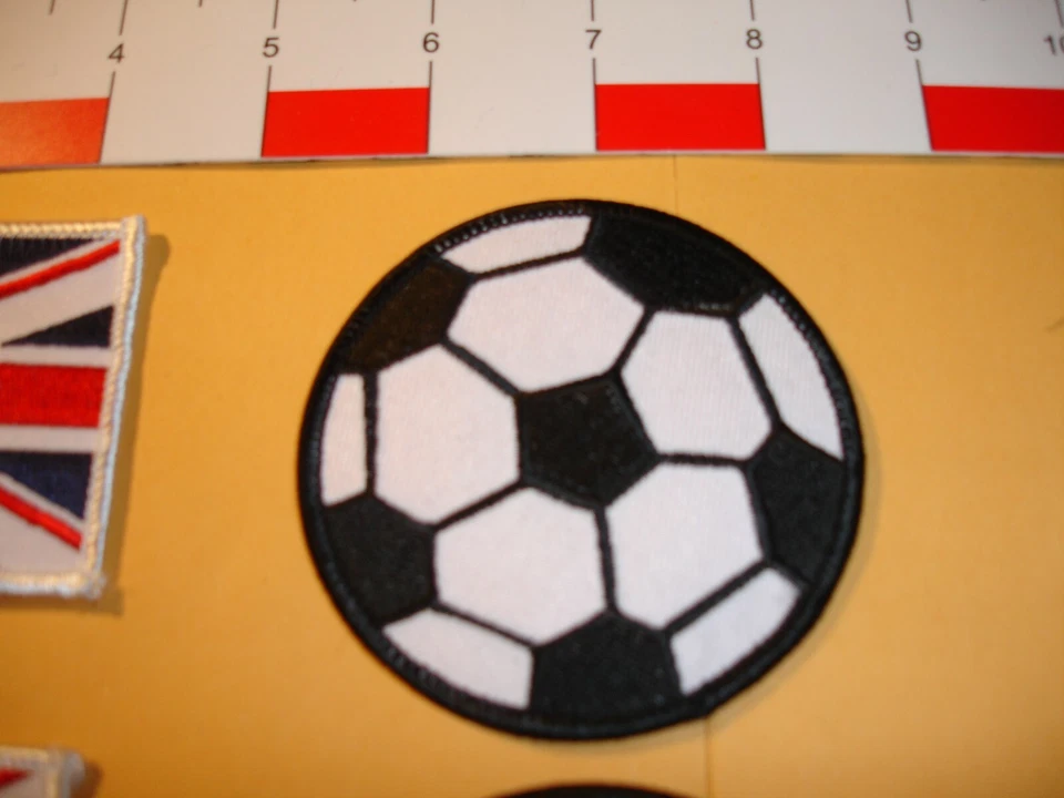 British flag and soccer patch 6 total patches - Image 4 of 4