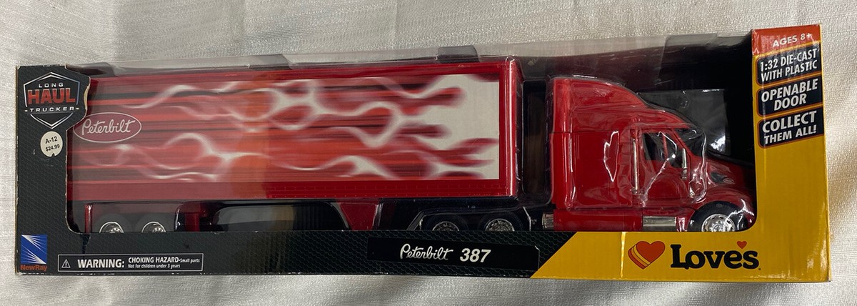 NewRay Love’s Long Haul Trucker Peterbilt 387 Diecast Truck