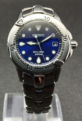 Seiko Classic 200m Air Diver 1992 Vintage Seiko Wave Back | eBay