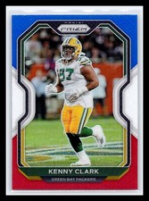 2020 Panini Prizm #213 Kenny Clark Red White & Blue Prizm Green Bay Packers