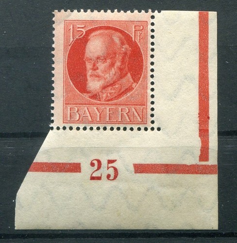 Bavaria PLATE NUMBER 25 Su 115 MNH Mint ** (y78642
